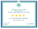 JAOK Awarded 4-Star Rating by Charity Navigator cover