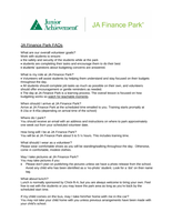 JA Finance Park On-Site Volunteer FAQ cover